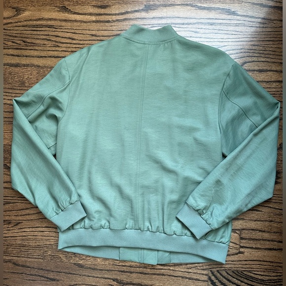 NWOT Nordstrom Bomber Jacket - olive green - size small - Picture 7 of 7